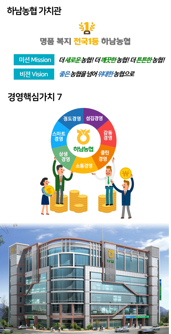 하남농협 가치관