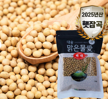 25년산 밭에서 나는 대두 백태 1kg